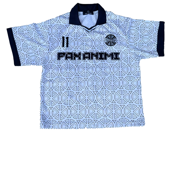 PEACE FREQUENCY JERSEY BLACK/WHITE